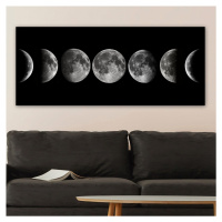 Obraz Fázy mesiaca 120x50 cm