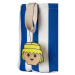 Modrý látkový detský kôš na hračky ø 30x28 cm Stripes – Playmobil