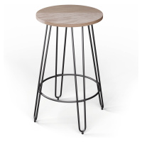 Blumfeldt Bistro stôl Hamilton Ø60cm Drevený oceľový rám