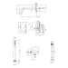 OMNIRES - Y podomietková sprchová batéria staro meď /CPB/ SYSYW01CPB