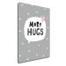 Impresi Obraz More hugs šedý - 30 x 40 cm