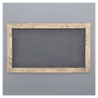 Nástěnná dřevěná tabule BOARD 100x60 cm černá