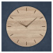 Minimalistické drevené hodiny, Dub Sonoma