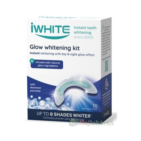 iWHITE GLOW Sada na bielenie zubov aplikátory s prírodnými prísadami a diamantovými časticami 10