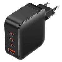 Nabíjačka Vention, Wall charger, FEIB0-EU, 3xUSB-C, USB-A, 140W/140W/30W/18W, GaN (black)