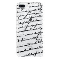 Odolné silikónové puzdro iSaprio - Handwriting 01 - black - iPhone 8 Plus