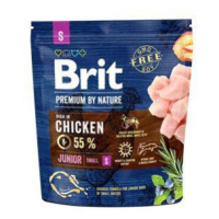 Brit Premium Dog by Nature Junior S 1kg zľava