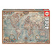 Educa Puzzle The World Executive Map 4000 dielikov 14827 farebné