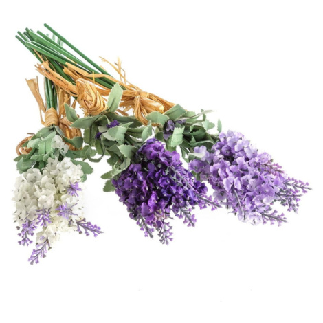 Umelé kvety v súprave 3 ks (výška  32 cm) Lavender Bouquet – Casa Selección