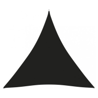 Tieniaca plachta trojuholníková 5 x 5 x 5 m oxfordská látka Dekorhome Čierna,Tieniaca plachta tr
