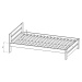 DL Jednolôžková drevená posteľ 120x200 Marika - biela