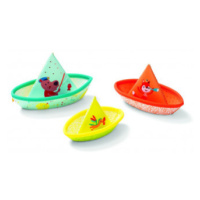 Lilliputiens – 3 plávajúce lodičky – hračka do vody