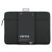 UNIQ VIENNA PROTECTIVE RPET FABRIC LAPTOP SLEEVE (UP TO 16”) - MIDNIGHT BLACK (MIDNIGHT BLACK)