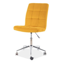 Sconto Kancelárska stolička SIGQ-020 žltá