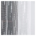 Biela žakarová záclona KLARA s dažďovým vzorom Výška: D 212 - 248, Šírka pred nariasením: 190