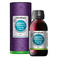 VIRIDIAN Elderberry Extract + Vitamin C Organic 100 ml