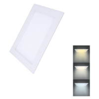 Solight LED mini panel CCT, podhľadový, 6W, 450lm, 3000K, 4000K, 6000K, štvorcový