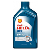 SHELL Motorový olej Helix HX7 Professional AV 5W-30, 550046311, 1L
