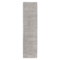 Běhoun Shaggy Teddy Grey - 60x230 cm Flair Rugs koberce