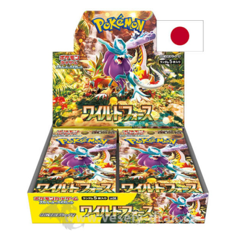 Nintendo Pokémon Scarlet and Violet Wild Force Booster Box - japonsky