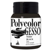 MAIMERI POLYCOLOR GESSO - Akrylový šeps čierna, 0,5 L