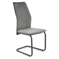 HALMAR K444 jedálenská stolička sivá / čierna