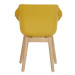 Žlté plastové záhradné stoličky v súprave 2 ks Sophie Teak – Hartman