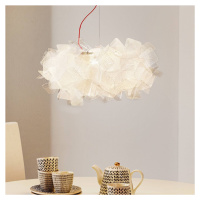 Slamp Clizia Pixel lampa, červená kábel, Ø 53 cm