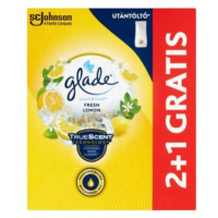 Glade Touch & Fresh Lemon aerosólový osviežovač vzduchu náplň 3ks x10ml