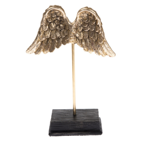 Vianočná dekorácia Anjelské krídla, 21 x 15 cm, polyresin