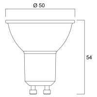 Sylvania LED reflektor GU10 2W 4 000K 360 lm