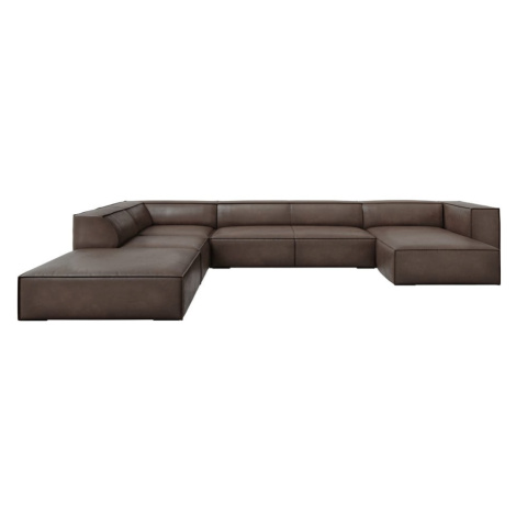 Hnedá kožená rohová pohovka (ľavý roh) Madame - Windsor & Co Sofas