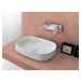 ISVEA - INFINITY OVAL keramické umývadlo na dosku, 55x36cm, biela 10NF65055