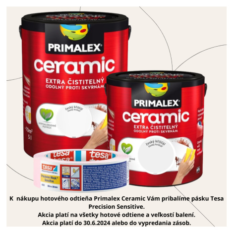 Primalex Ceramic - čistiteľná interiérová farba 2,5 l anglický grafit