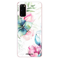 Odolné silikónové puzdro iSaprio - Flower Art 01 - Samsung Galaxy S20