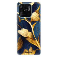 Odolné silikónové puzdro iSaprio - Gold Leaves - Xiaomi Redmi 10C