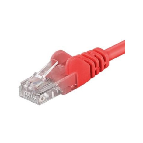 PremiumCord Patch kábel UTP RJ45-RJ45 CAT6 2m červená