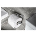 METAFORM MA007 Mida držiak toaletného papiera s krytom, strieborná