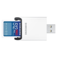 Samsung SDXC 512GB PRE PLUS + USB adaptér