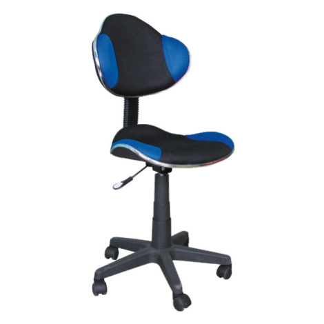 Študentská kancelárska stolička Q-G2 Modrá / čierna,Študentská kancelárska stolička Q-G2 Modrá / Signal