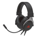 Marvo HG9052, sluchátka s mikrofónom, ovládanie hlasitosti, čierna, 7.1 (virtualne), červeno pod