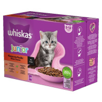 WHISKAS vrecko JUNIOR mixovaný výber v šťave 12x85g - 1 balenie