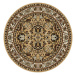 Kusový koberec TEHERAN T-117 beige kruh - 190x190 (průměr) kruh cm Alfa Carpets