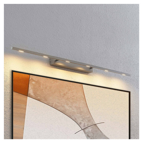 Lucande Alexis obrazové LED svetlo, 118 cm nikel