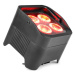 Beamz BBP94 Uplight PAR, 4 x 10 W, 6v1 LED diód, RGBAW-UV, 48 W, 12,6 V/7,8 Ah, akumulátor, čier