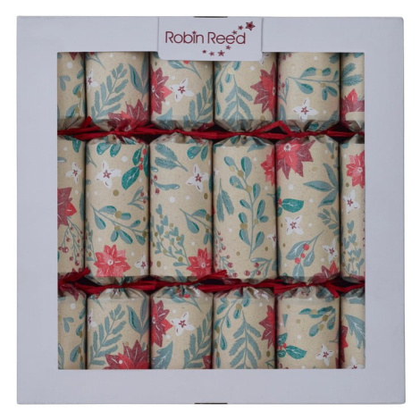 Vianočné crackery v súprave 6 ks Floral Nature – Robin Reed