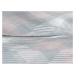 Mistral Home obliečky bavlnený satén Mist Check Grey-Pink - 220x200 / 2x70x90 cm