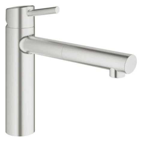 Drezová batéria Grohe Concetto New s vyťahovacou sprškou supersteel 31129DC1