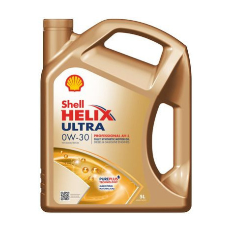 SHELL Motorový olej Helix Ultra Professional AV-L 0W-30, 550046304, 5L