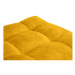 Žltý zamatový puf Windsor & Co Sofas Vesta